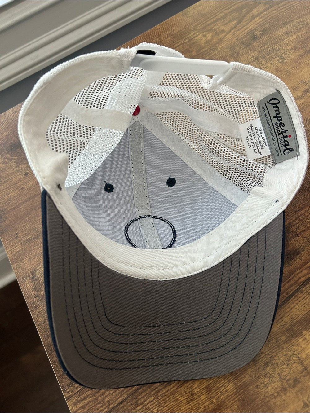 South Carolina Golf Association Kids Navy and White Mesh Trucker Hat - Picture 2 of 2